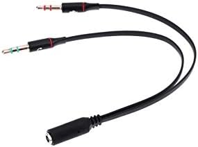 4457 Kulaklık Mikrofon Çevirici Ayırıcı Dönüştürücü Çoklayıcı Adaptör