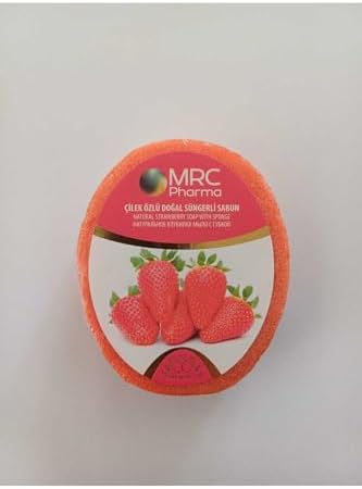 Çilek Özlü Doğal Süngerli Sabun