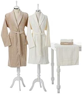 Aile Bornoz Set Camella Bej Krem Paspas He