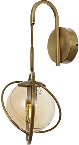 AP-60291-1E Eskitme Kaplama Aplik E14 Metal Cam 22x24cm