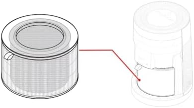 AS65GDWH0, AS10GDWH, AS10GDWH0 PuriCare 360 Air Purifier Hava Temizleyici ile Uyumlu 3'ü 1 Arada Filtre