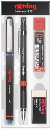 Visumax + Roller Ofis Seti- 0.7 mm, Kırmızı