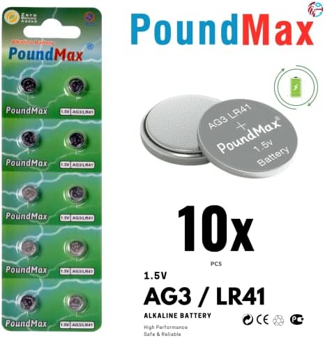 10 Adet AG3 LR41 LR736 / L736 / G3 / G3A / 3GA / 192 / GP192 / V3GA / RW87 1.5V Alkalin Düğme Piller Küçük Elektronik Ev Aletleri, Araba Anahtarları, ölçüm cihazları ve hesap makineleri