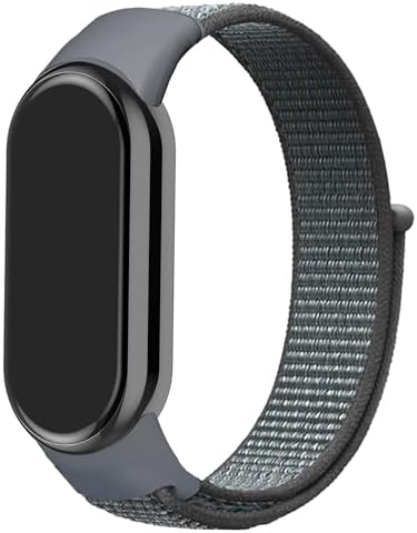 Mi Band 8 Akıllı Bileklik İle Uyumlu Kordon Bilekli Kumaş Kayış Kordon Fabric, Ayarlanabilir Spor Yedek,Bileklik Renkli Kayışı Kaliteli Hasır Örme Kordon Kayış