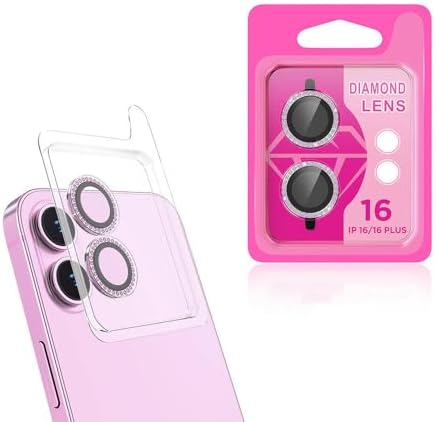 ZORE İle Uyumlu 16 16 Plus CL-06 Kamera Lens Koruyucu Pembe