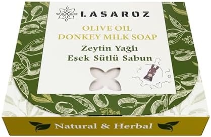 Zeytin Yağlı ve Eşek Sütlü Sabun Doğal ve Bitkisel Içerikli 100 gr