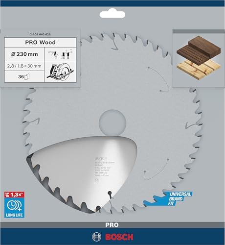 - Optiline Serisi Ahşap için Daire Testere Bıçağı 230 * 30 mm 36 Diş