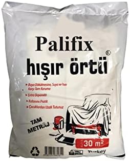 2 Adet Eşya Koruma Örtüsü Hışır Örtü Boya Badana Örtüsü 30 M²
