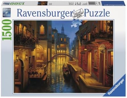 Puzzle 1500 Parça Venedik'te Gece