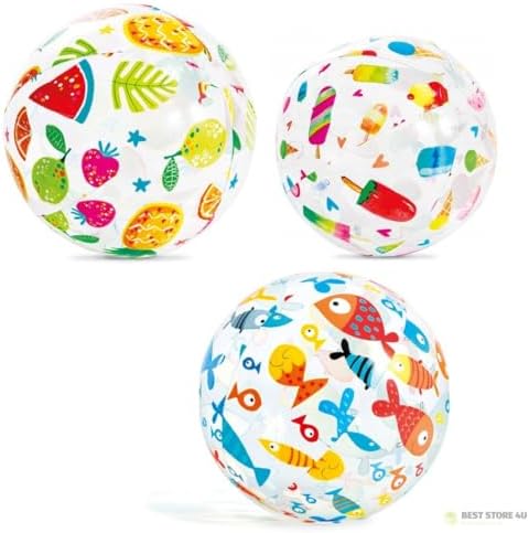 Şeffaf Sevimli Desenli Top 51 cm