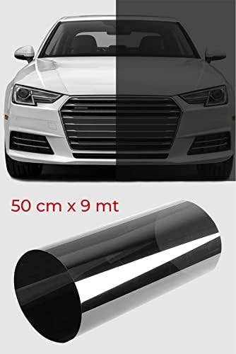 Cam Filmi Siyah Amerikan Çizilmez Orta ton 50 cm x 9 metre