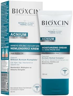 Acnium Sebum Dengeleyici Nemlendirici Krem 50 ml – Yağlı ve Akneye Eğilimli Ciltler İçin Hafif Nemlendirici
