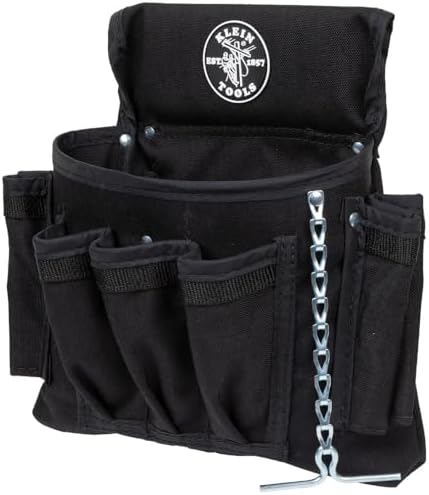 5719 Powerline 18 cepli siyah naylon elektrikçi alet çantası, 5719