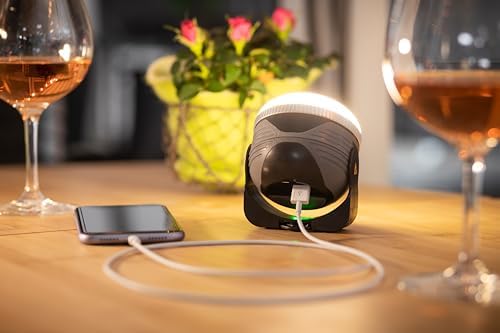 Bluetooth Mıknatıs ve Kancalı 350 Lm Kamp Lambası ve Powerbank