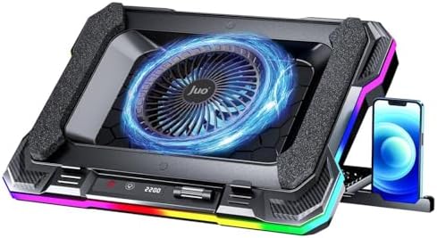 Yeti 2200RPM RGB Işıklı Led Display Gaming Laptop Notebook Soğutucu Stand