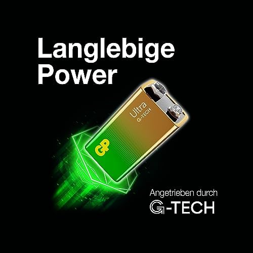 G-TECH Ultra Alkalin 9V - 6LR61 Boy 9V Pil Tekli Kart