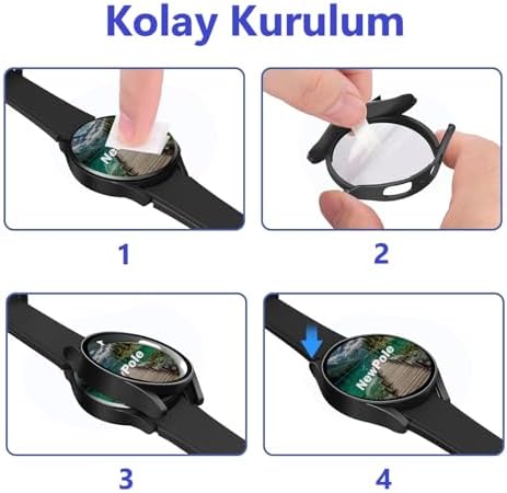 Galaxy Ultra 47mm için Ekran Koruyucu Tam Kaplayan Kasa Koruyucu Kılıf Yüksek Hassasiyetli Kılıf Ultra 47mm ile Uyumludur (Şeffaf)