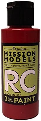Models MMRC-013 Su Bazlı RC Boya, 2 Oz Şişe, Bordo