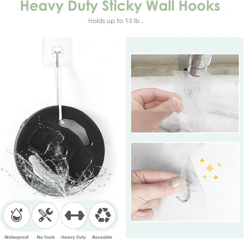 10 Adet Şeffaf Duvar Askısı İz Bırakmayan Güçlü Yapışkanlı Kapı Arkası Banyo Mutfak Düzenleyici Metal Kanca Askılık