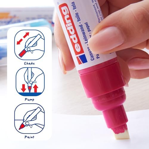 5300 Akrilik Markör 5'Li Set, Doğa Renkleri, 5 Akrilik Boya Kalemi Seti, İnce Yuvarlak Uç 1-2 mm