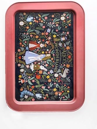 EVLE-Ee169-9a Alices Desenli Dikdörtgen Tepsi 32x43 Cm (Alices)