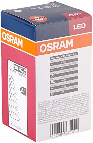 Led CLA 40 5, 5W 470 Lümen Beyaz Işık E27 Duy Ampül [Enerji Sınıfı A+]