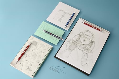 TIKKY RETRO VERSATIL MEKANİZMALI KALEM METALİK MAVİ 0.7 MM