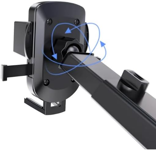 360 derece Dönebilen Vantuzlu Araç içi Telefon Tutucu
