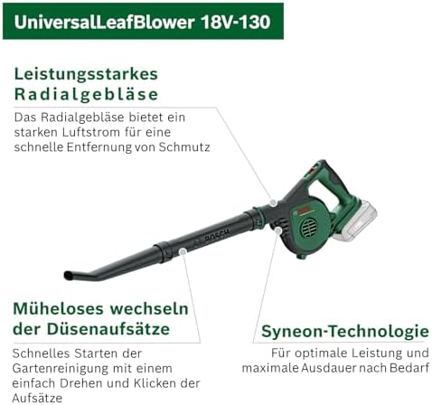 UniversalLeafBlower 18V-130 (Tek Akü, 1x 2,5 Ah)