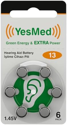 Power 13 Numara İşitme Cihazı Pili (10 Paket x 6 Adet = 60 Adet Pil)
