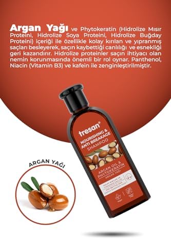Tresan Argan Yağlı Şampuan Yıpranmış Saçlar için 300 ml