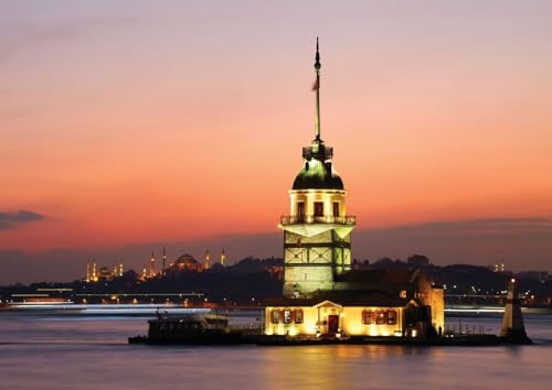 1000 Parça Kız Kulesi ve Gün Batımı