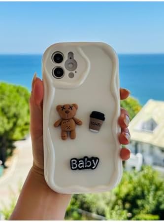 12 ve 12 Pro ile Uyumlu Özel Tasarım 3d Oyuncak Tasarımlı Esnek Silikon Kılıf