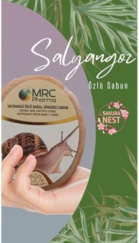 Salyangoz Özlü Doğal Süngerli Sabun