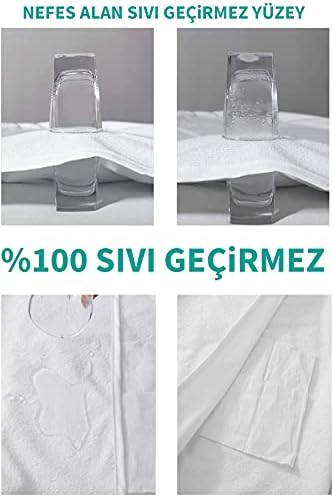 Suvay Micro Su Sıvı Geçirmez Alez Tek Ve Çift Kişilik 9 Farklı Ebat Yatak Koruyucu Alez (90x190)