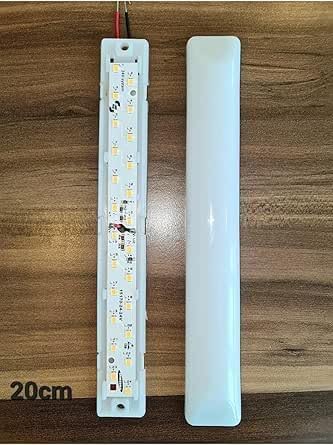 10'lu Paket 24v Tente Led Aydınlatma Armatür 20cm-oval Taban- Beyaz Işık 6500k