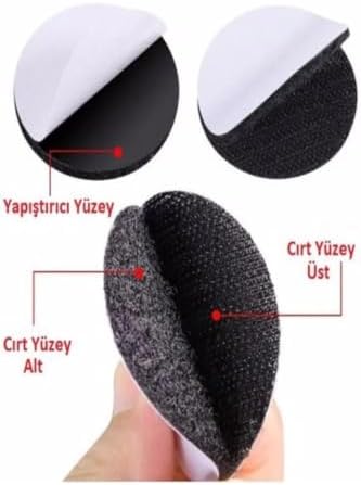 10 Adet Halı Kilim Minder Nevresim Örtü Kaydırmaz Cırt Bant Seti