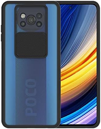 X3 ile Uyumlu Arkası Mat Yapıya Sahip Sürgülü Kamera Korumalı Silikon Kılıf (Siyah)