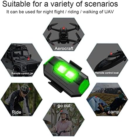 Çarpışma önleyici aydınlatma, dron, flaş, gece uçuşu, uçuş, uçuş, uçuş, uçuş, uçuş, uçuş, çok amaçlı, RC araba motosiklet el feneri, dış mekan bisiklet sporu, uyarı lambası, 7 renk
