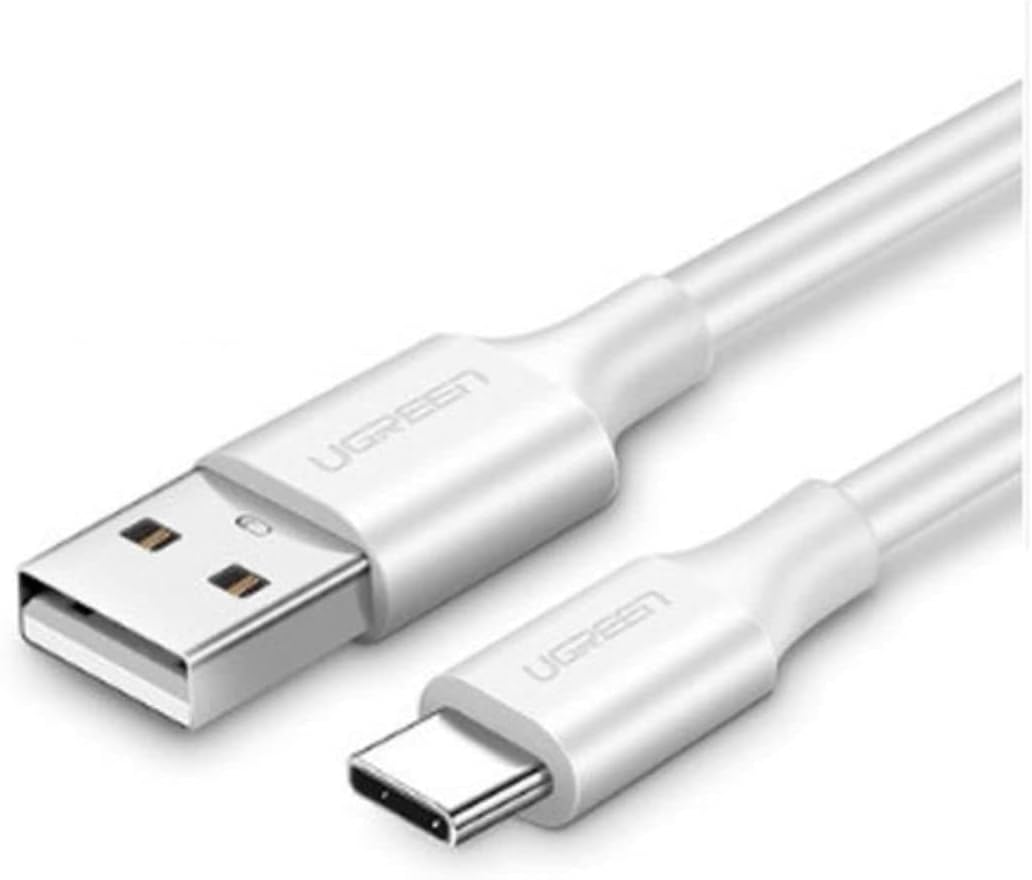 USB to USB C Hızlı Şarj Kablosu Beyaz 2 Metre