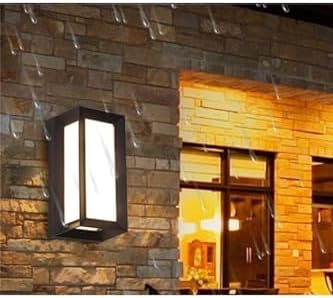 Bahçe Aydınlatması Led Işık 25cm 12w Beyaz Işık 6500k Zita Ultra Bahçe Duvar Aplik Su Geçirmez