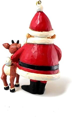 Rudolph Traditions von Jim Shore und Rudolph 50. Ann Ornament 4,25 in