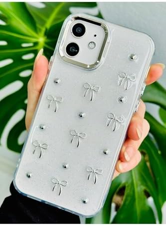 12 ve 12 Pro Uyumlu Mini Fiyonk Tasarım Oyuncaklı Esnek Silikon Kılıf - Minifiyonk