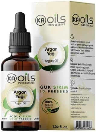 Argan Yağı 30 ml | 100% Pure Argania Spinosa Kernel Oil | Soğuk Sıkım Doğal Taşıyıcı Yağ | Saç ve Cilt Bakımı İçin Onarıcı Besleyici