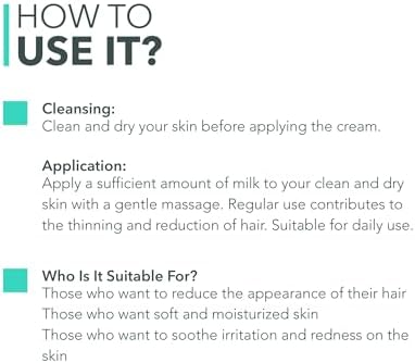 Tüy İnceltici Süt 75 ml (HYALÜRONİK ASİT, ISIRGAN EKSTRAKTI)