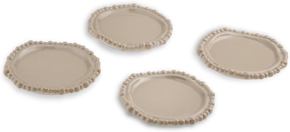 Alesta Melamin Bej 4'lü Bardak Altlığı