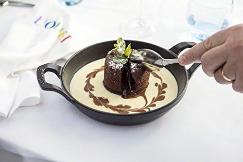 Toz İstiflenebilir Fırın Kabı, Yuvarlak (16 Cm, 0,4 L İçerisinde Bulunan Mat Siyah Kaplı Tepsi İle) Grafit Grisi