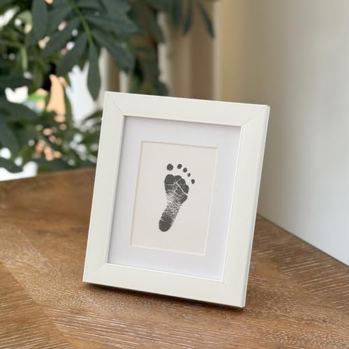 Tekli Bebek El veya Ayak İzi Çerçevesi - Yenidoğan 0-6 Aylık Baskı Kiti ile Uyumlu - Sadece Çerçeve