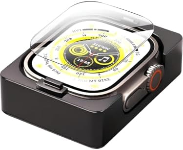 Uyumlu PMMA Full Koruma Ekran Koruyucu, Otomatik Hizalama Aparatlı, Kolay Kurulum, Darbe ve Çizilmelere Dayanıklı Ultra Şeffaf Koruma Filmi (Film 49 mm)