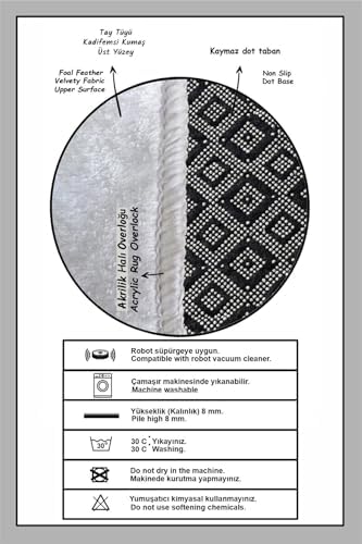Rovny Dekoratif Halı Djt, 140 x 190